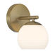 Moon Breeze 1 Light 6 inch Brushed Gold Wall Sconce Wall Light